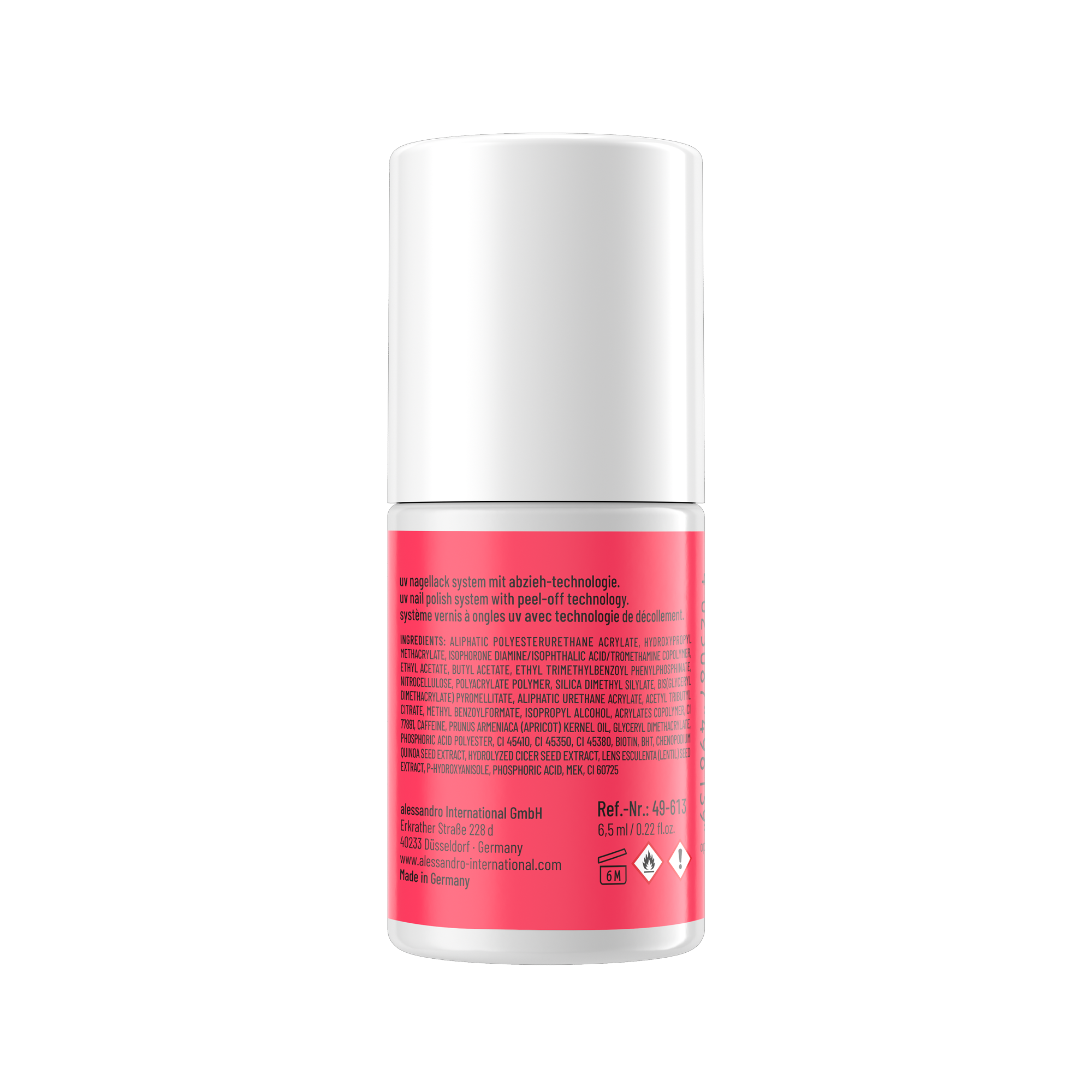 Striplac Uv Colour Coral Shock Neon