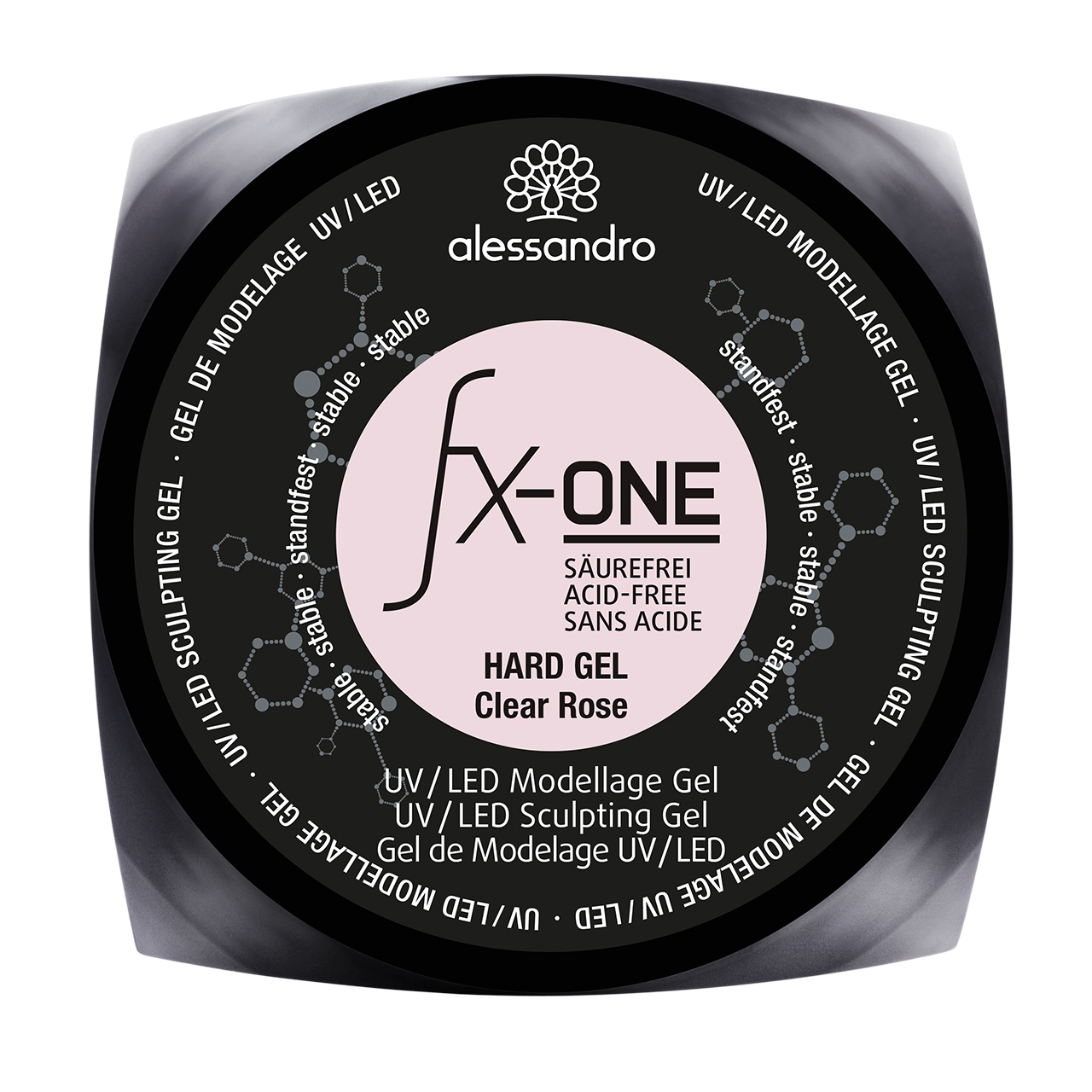 FX-ONE Hardgel Clear Rose 50g