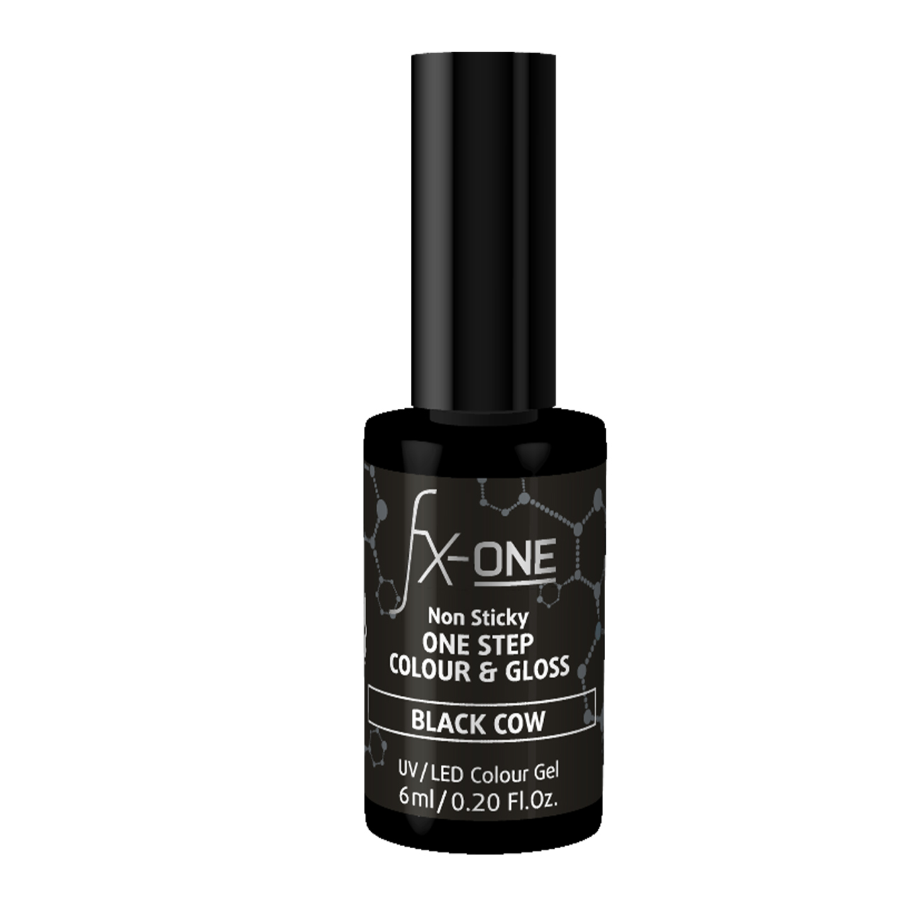 FX-ONE Colour & Gloss Black Cow 6ml