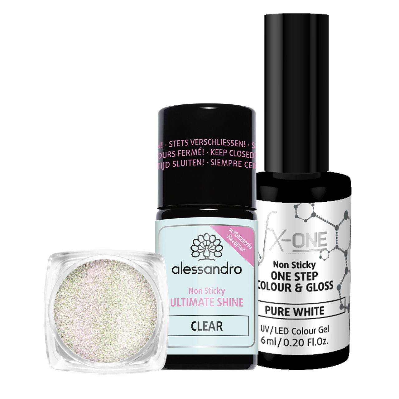 Hologramm Pigment Rosé Set