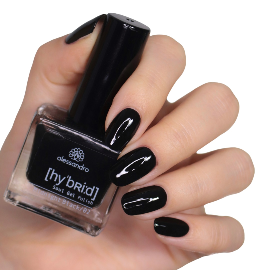 alessandro Hybrid Soul Gel 28-120 | Polish Black Midnight