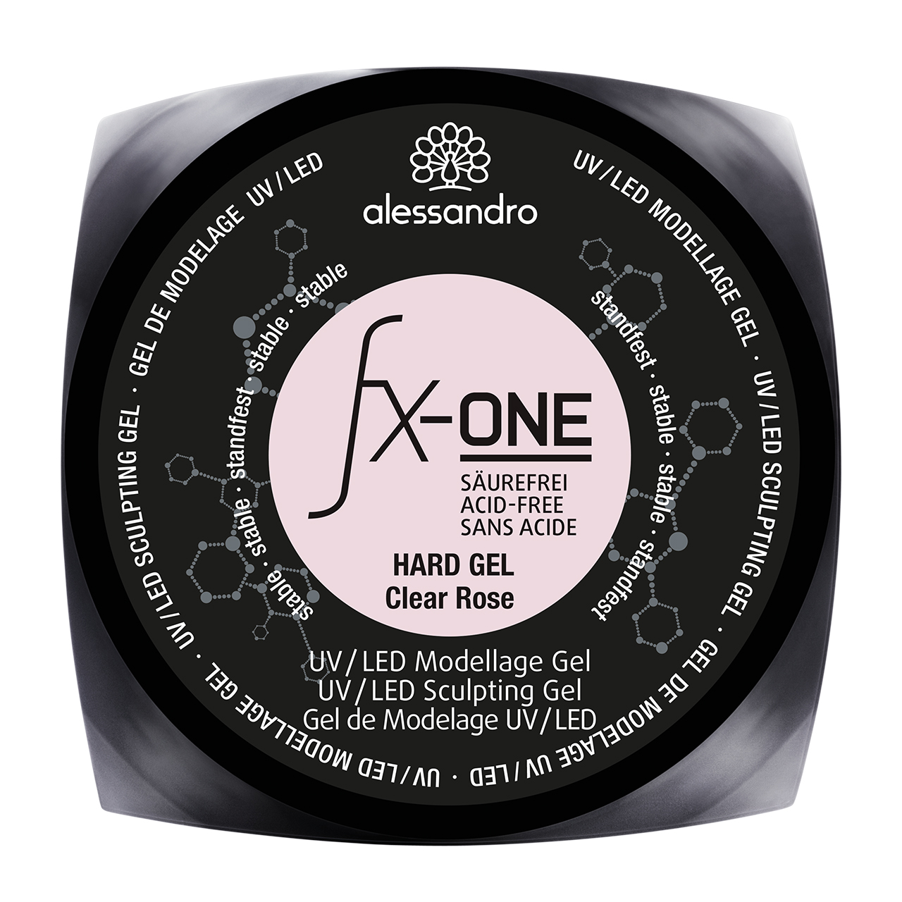 FX-ONE Hard Gel Clear Rose 15g