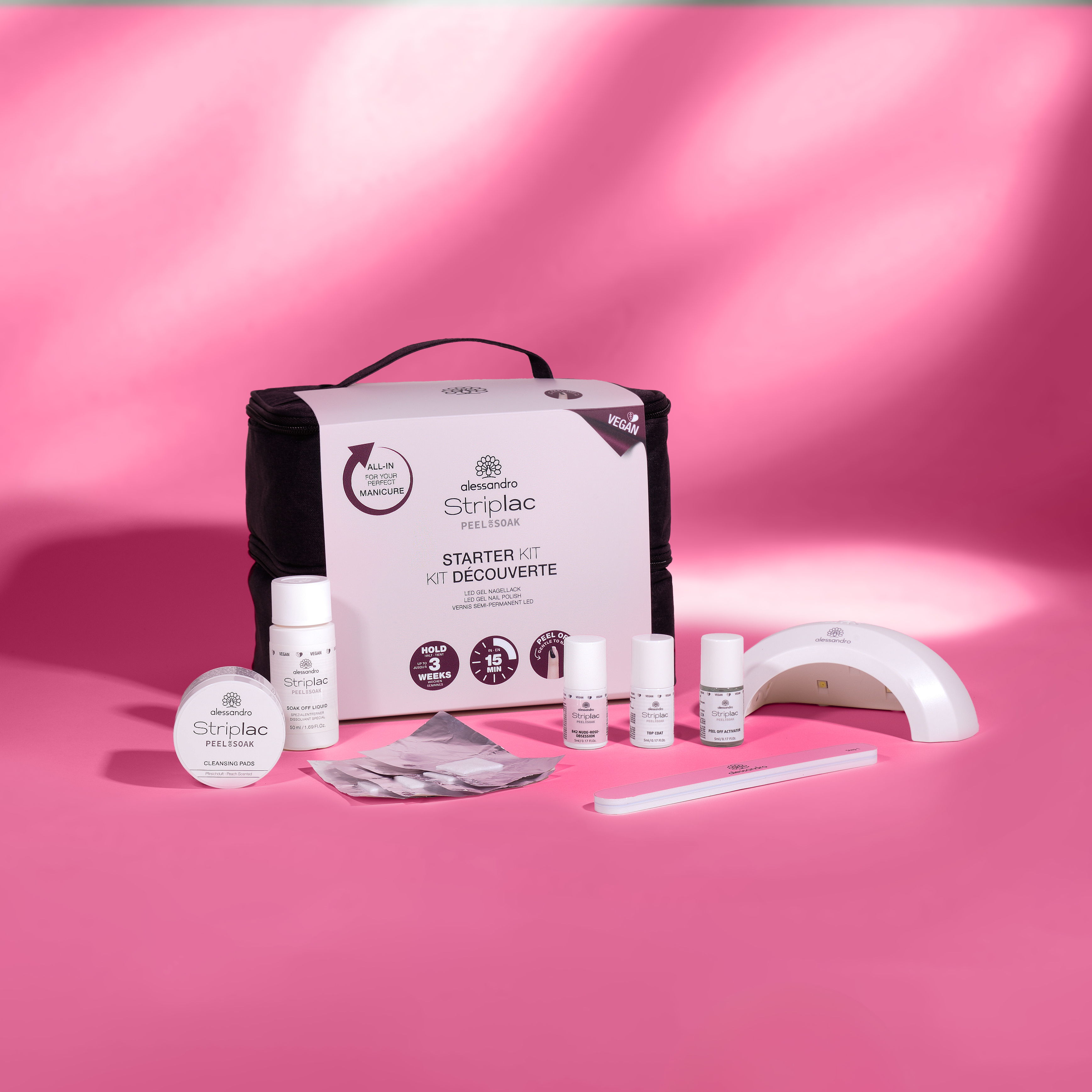 STRIPLAC STARTER SET incl. Trousse de beauté
