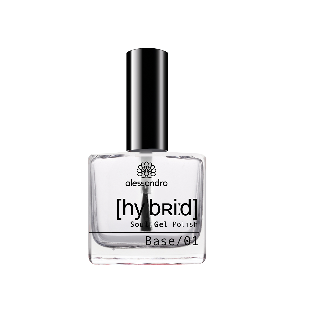 alessandro Hybrid Soul Gel Polish Midnight Black | 28-120