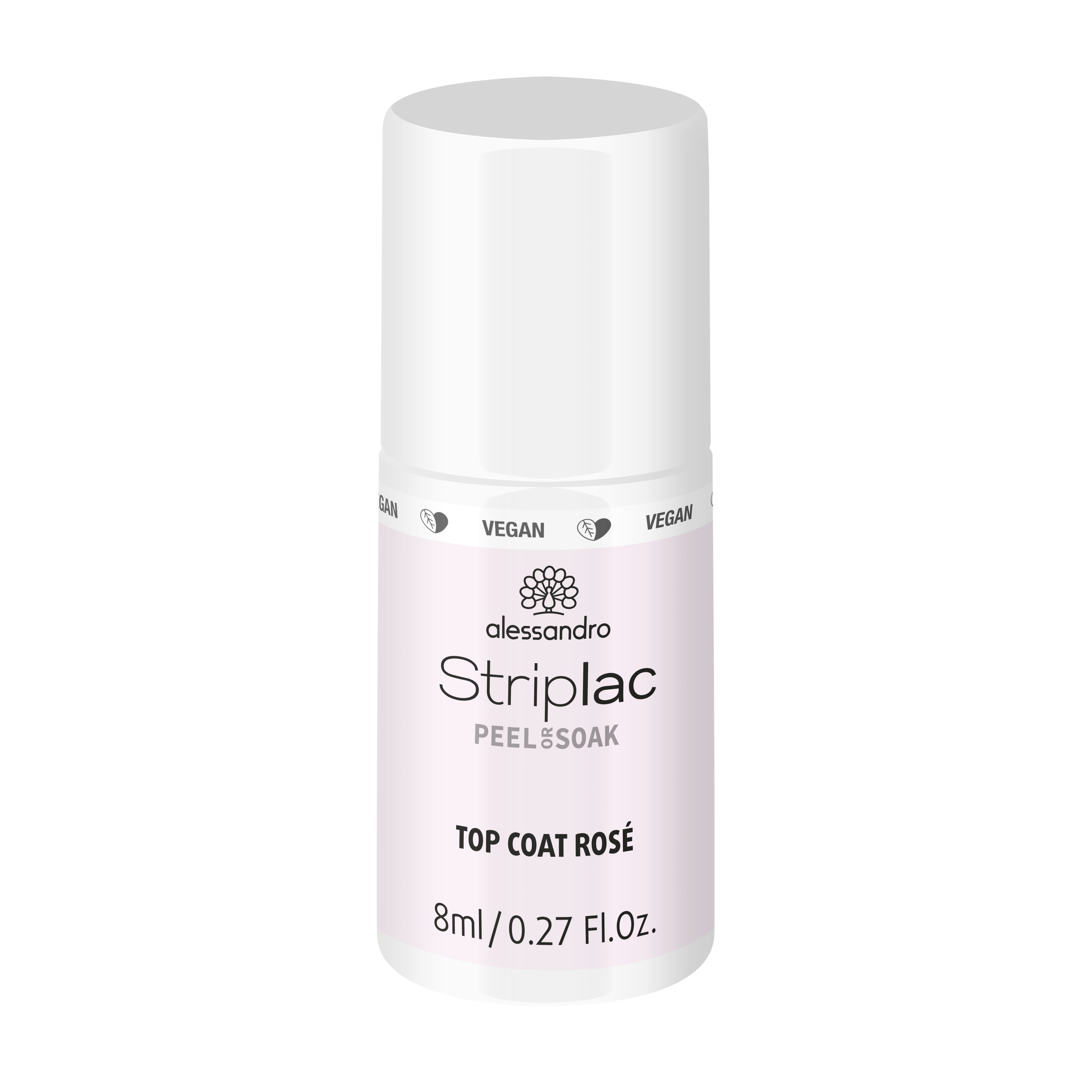 Striplac Top Coat Rosé