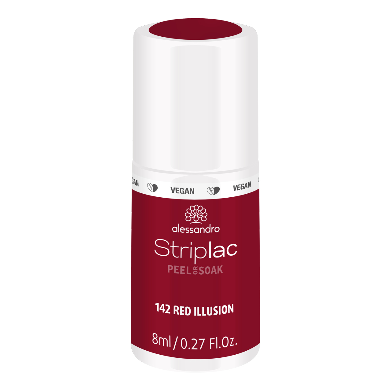 Striplac Peel or Soak Red Illusion Striplac Peel or Soak Red Illusion