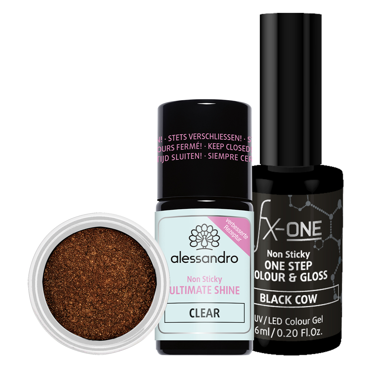 Gold Chrome Pigment Set