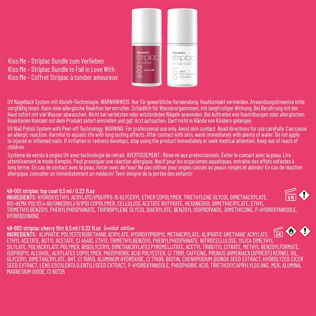 Striplac Set First Kiss