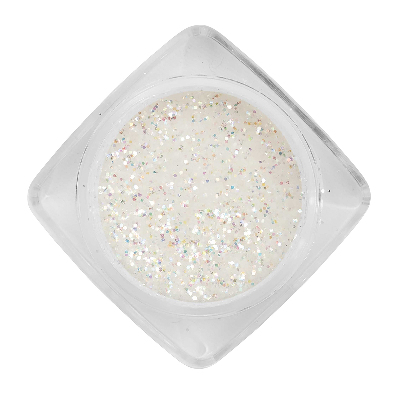 Glitter Puder White Snow Grob 