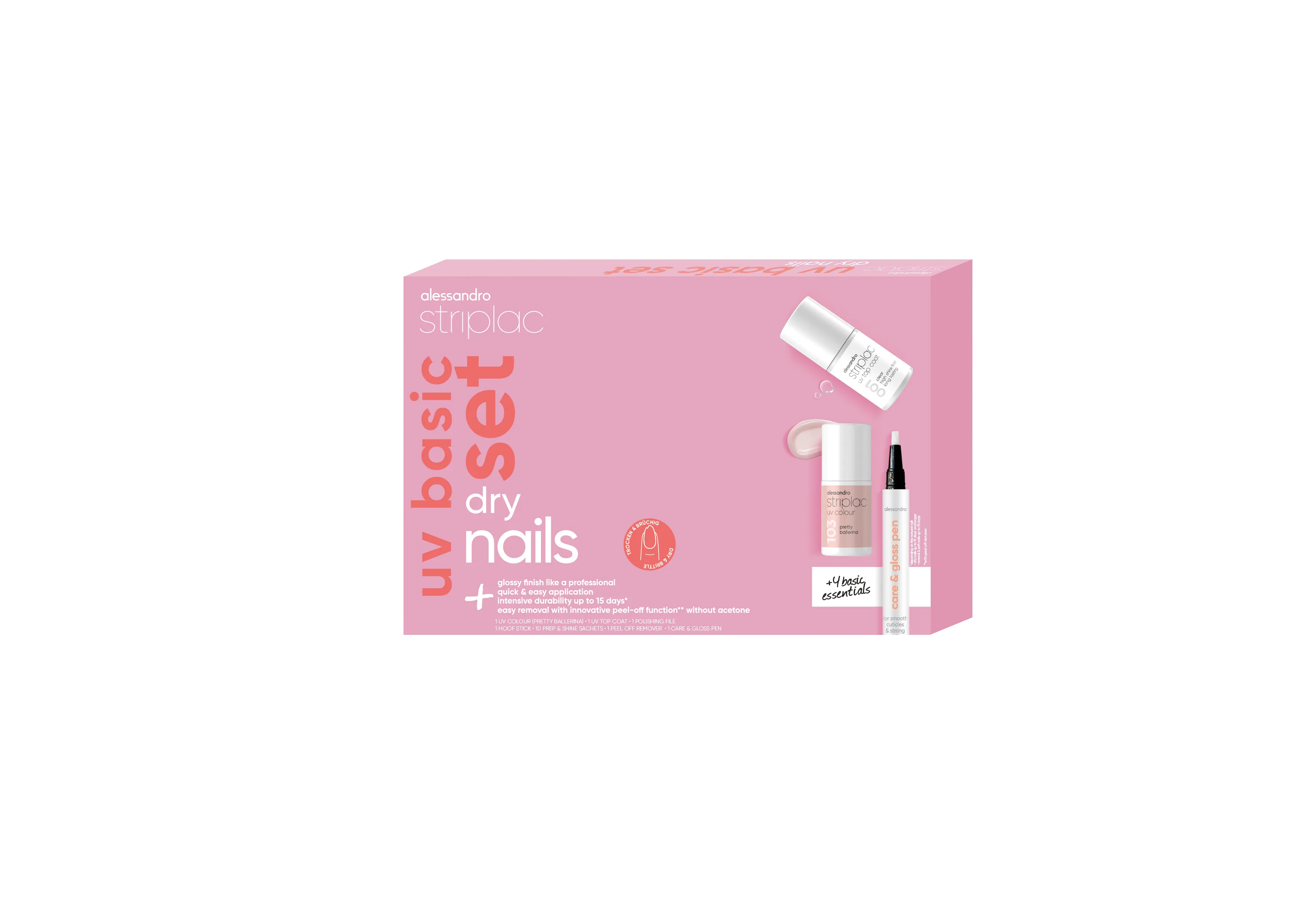 Striplac Uv Basic Set + Colour Dry Nails