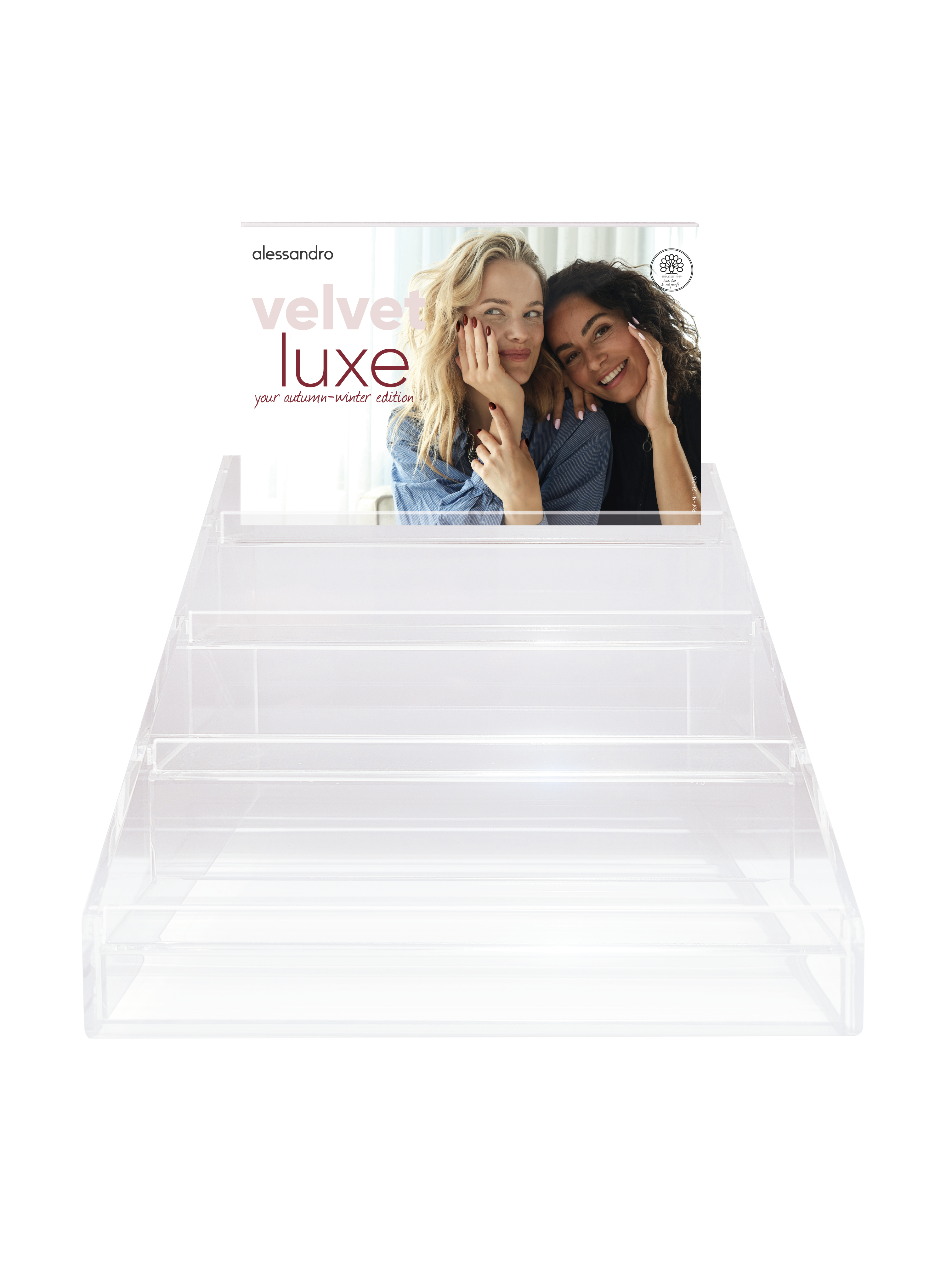 Nagellak lookkleuren Velvet Luxe pakket voor het generieke display