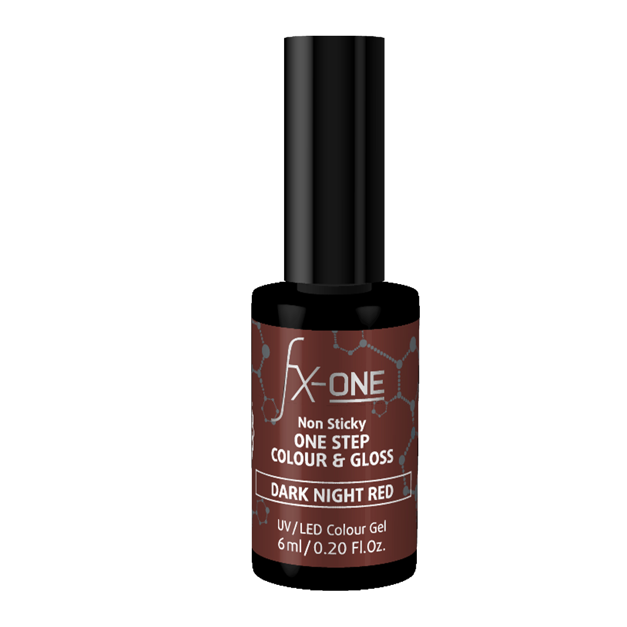 FX-ONE COLOUR & GLOSS Dark Night Red 6ml