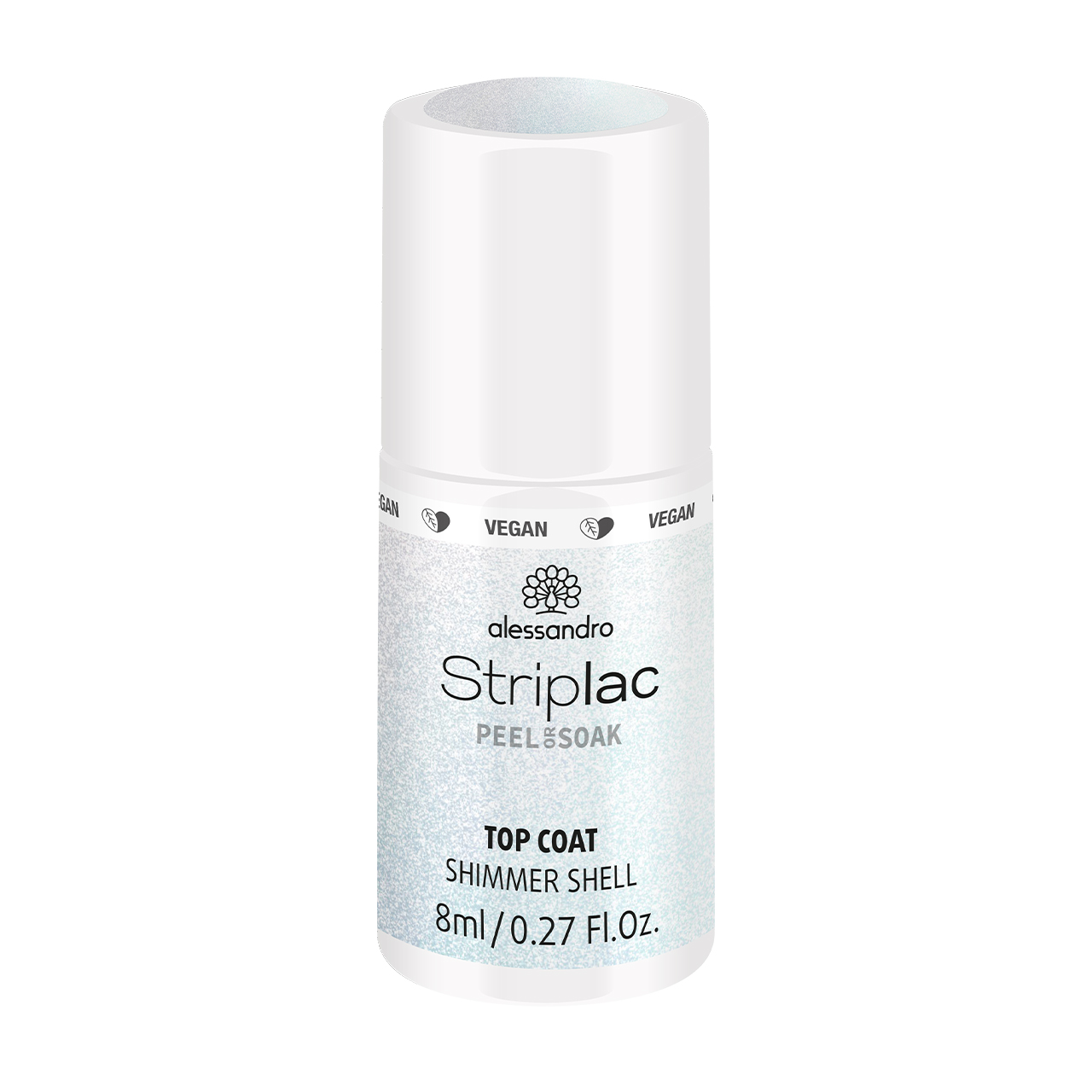 Striplac Peel or Soak Shimmer Shell Top Coat