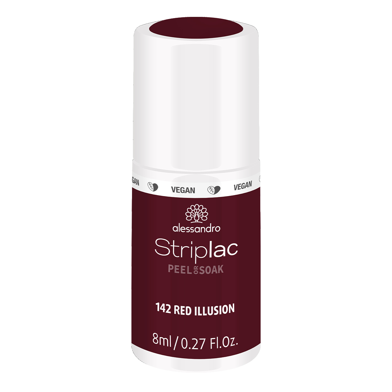 Striplac Peel or Soak Red Illusion