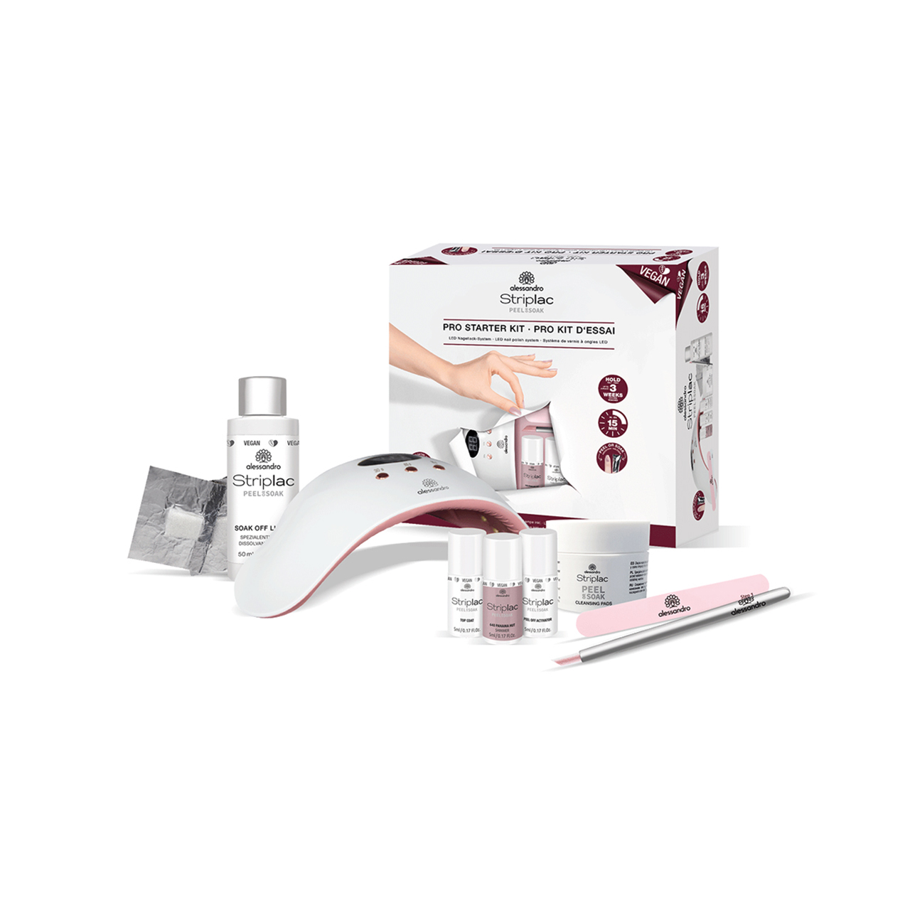 Kit découverte Striplac Peel or Soak Pro