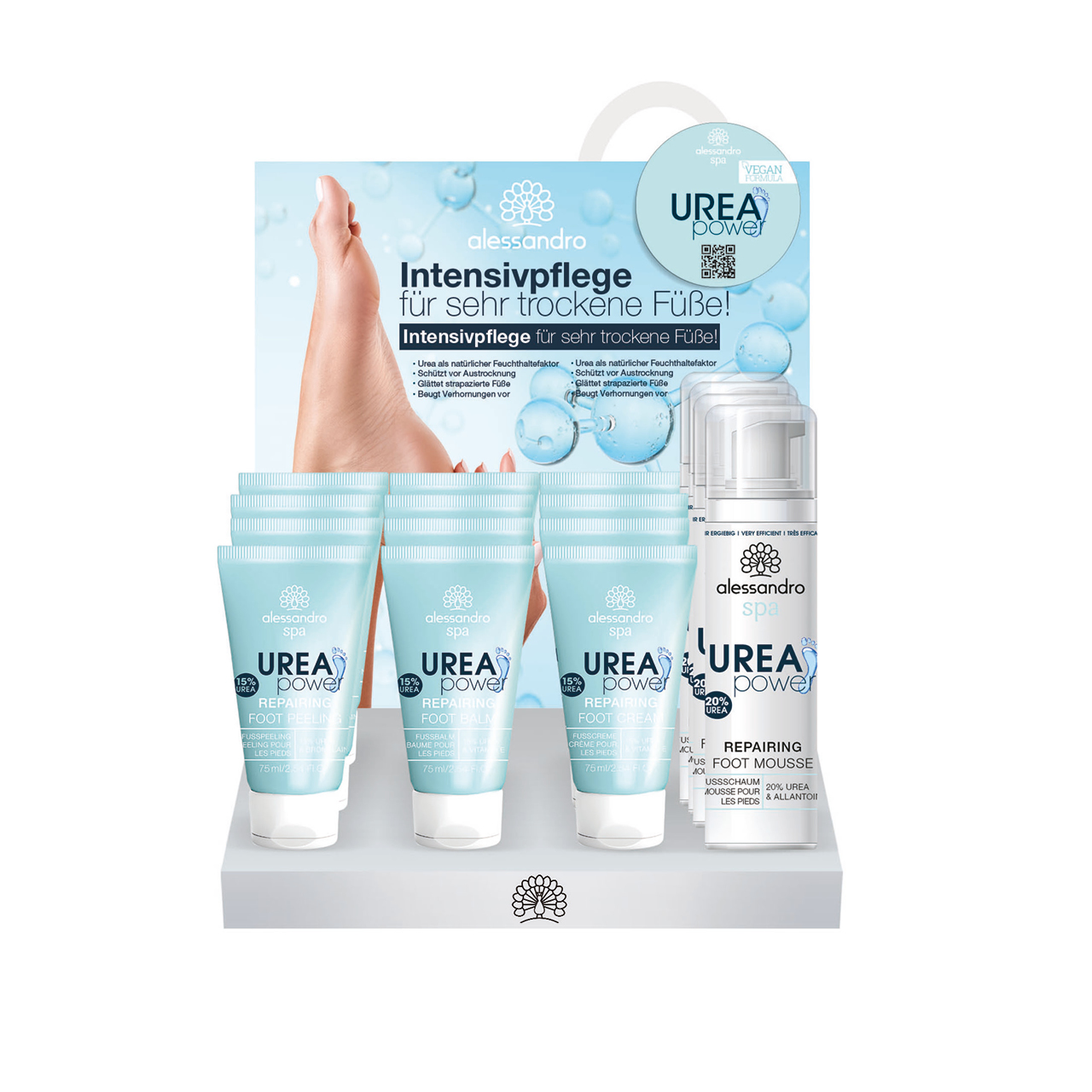 Spa Urea Foot Display