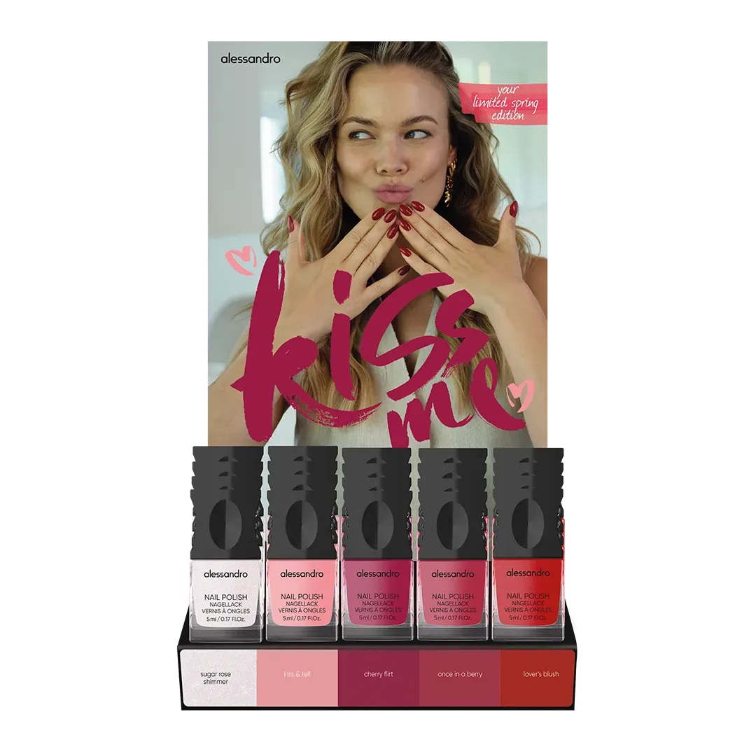 Nail Polish Display Kiss Me