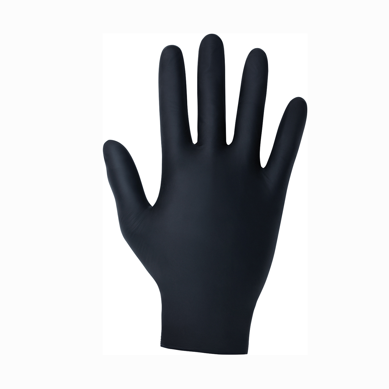 Gants en latex noir non poudrés S