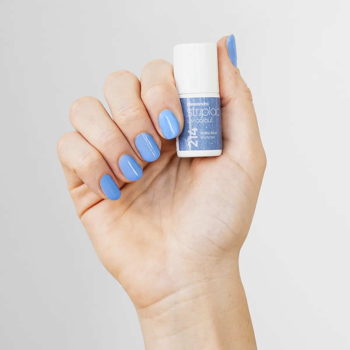 Striplac Uv Colour Baby Blue Shimmer