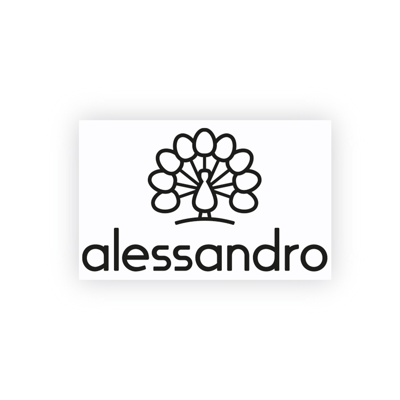 Autocollant de fenêtre Logo alessandro