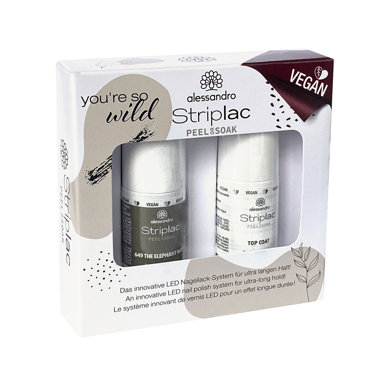 Set Striplac Peel or Soak Wild