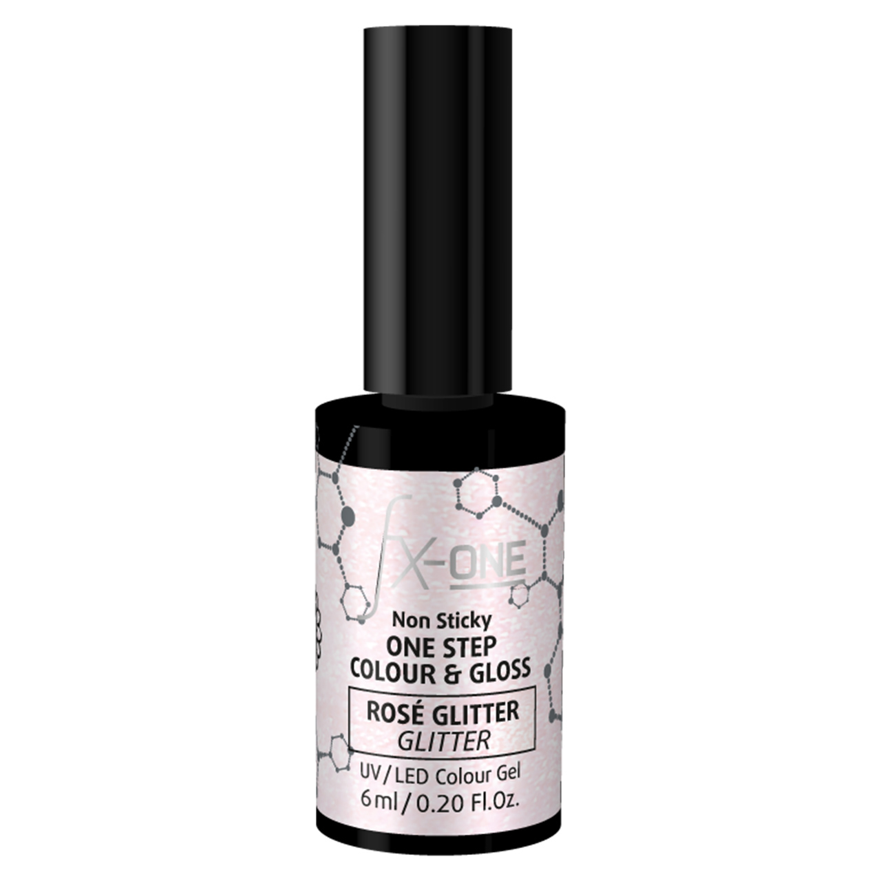 FX-One Colour & Gloss Rosé Glitter