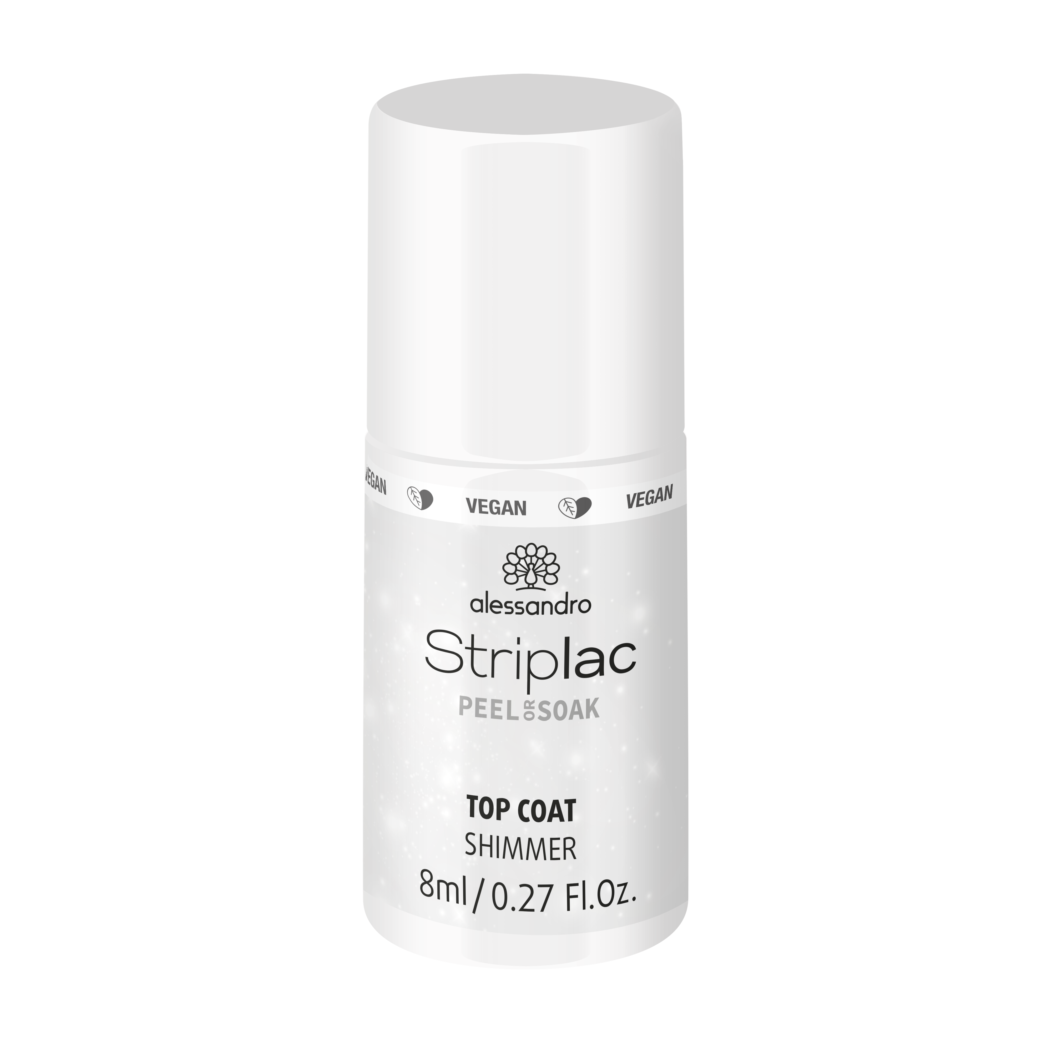 Striplac Top Coat scintillant (finement pailleté)