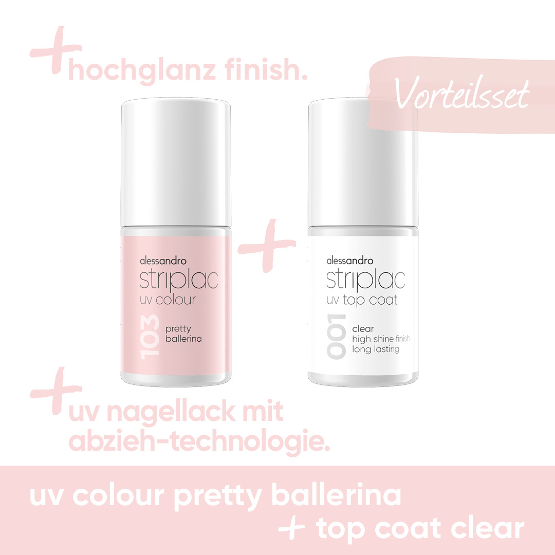 Striplac Pretty Ballerina & Top Coat Bundle Striplac Pretty Ballerina & Top Coat Bundle