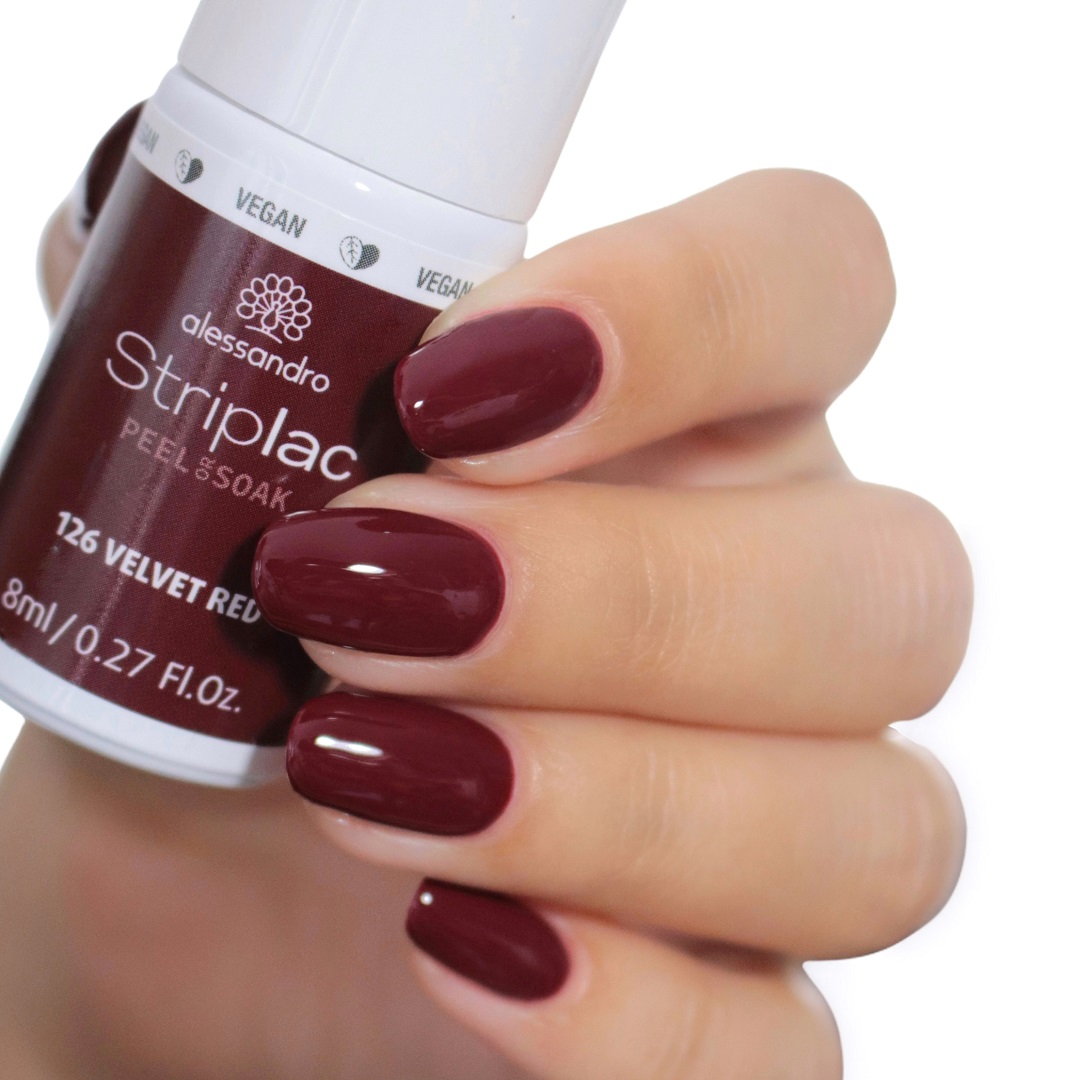 Striplac Peel or Soak Velvet Red