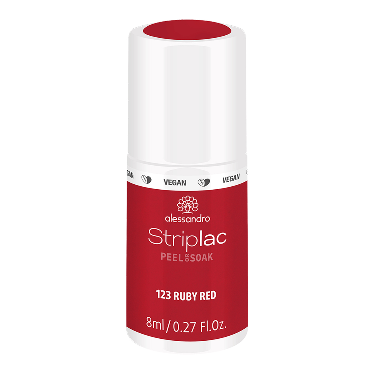 Striplac Peel or Soak Ruby Red