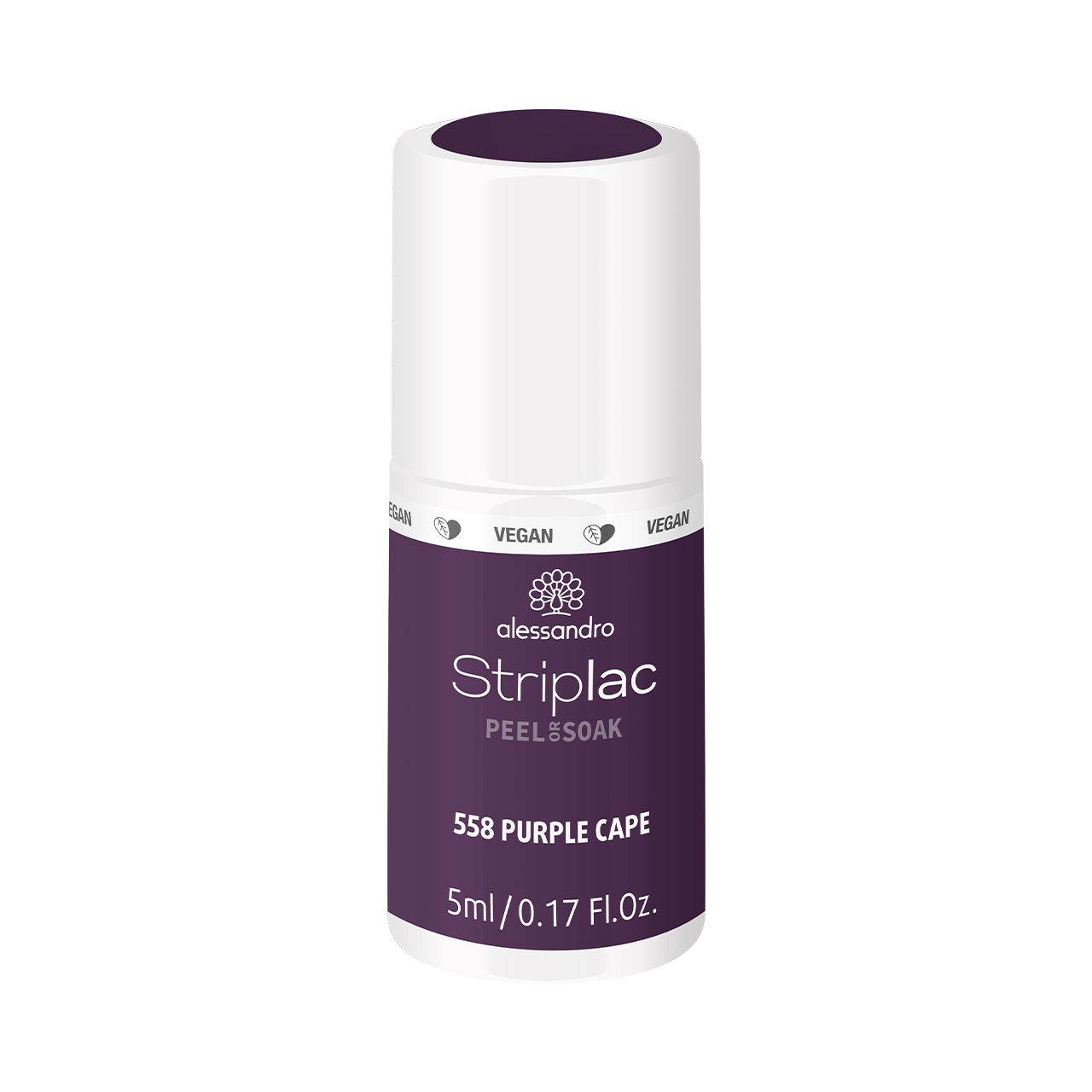 Striplac Peel or Soak Purple Cape