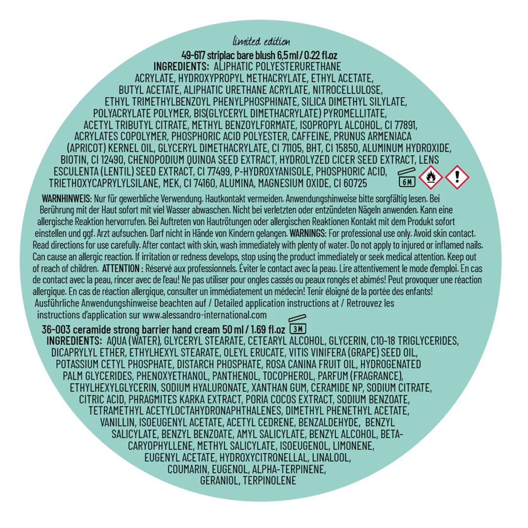 Striplac Colour & Care Set Blush & Barrier