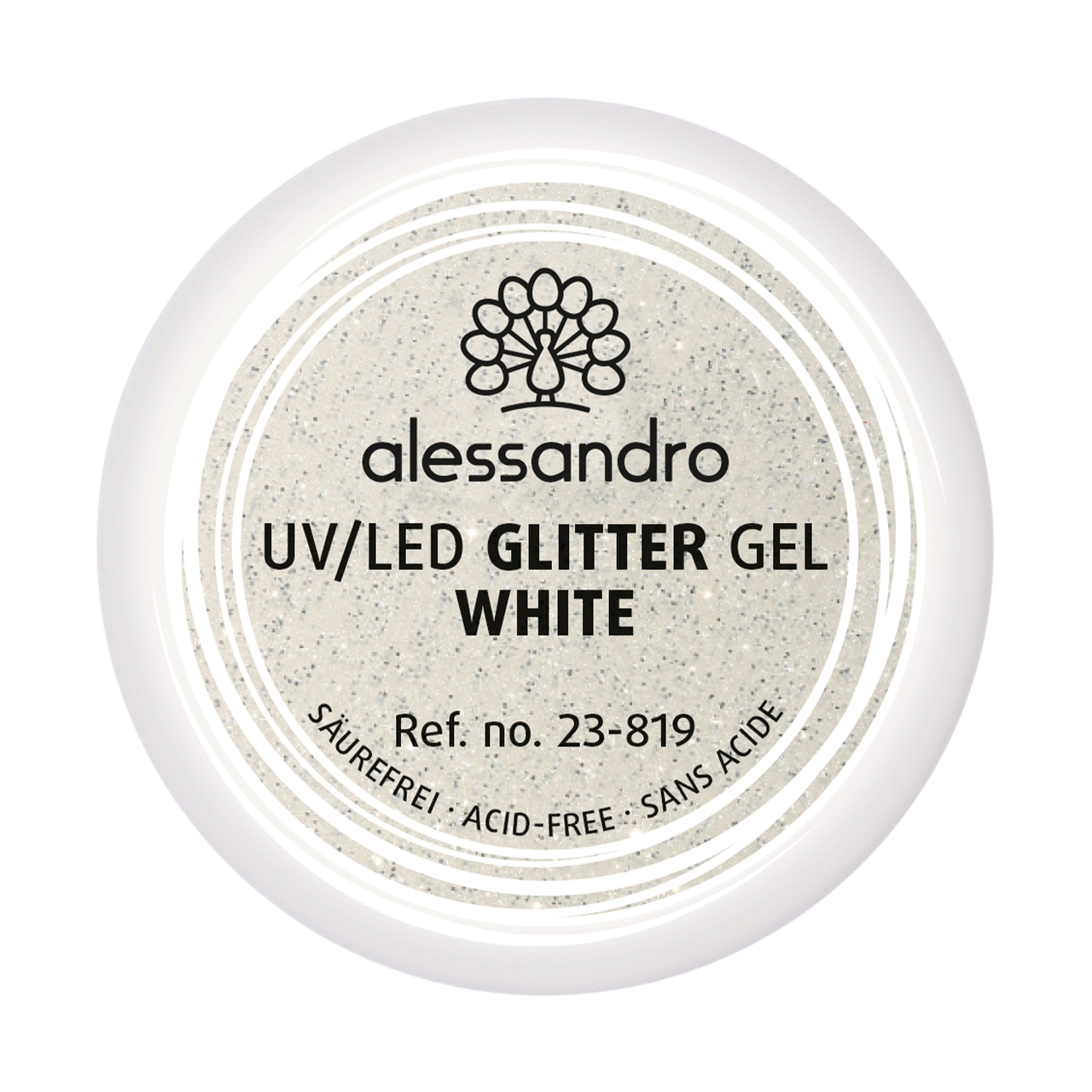 Glittergel  White 