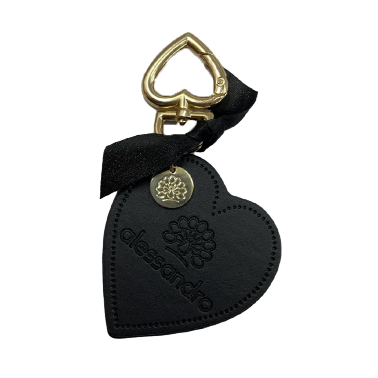  Taschenanhänger Black Heart