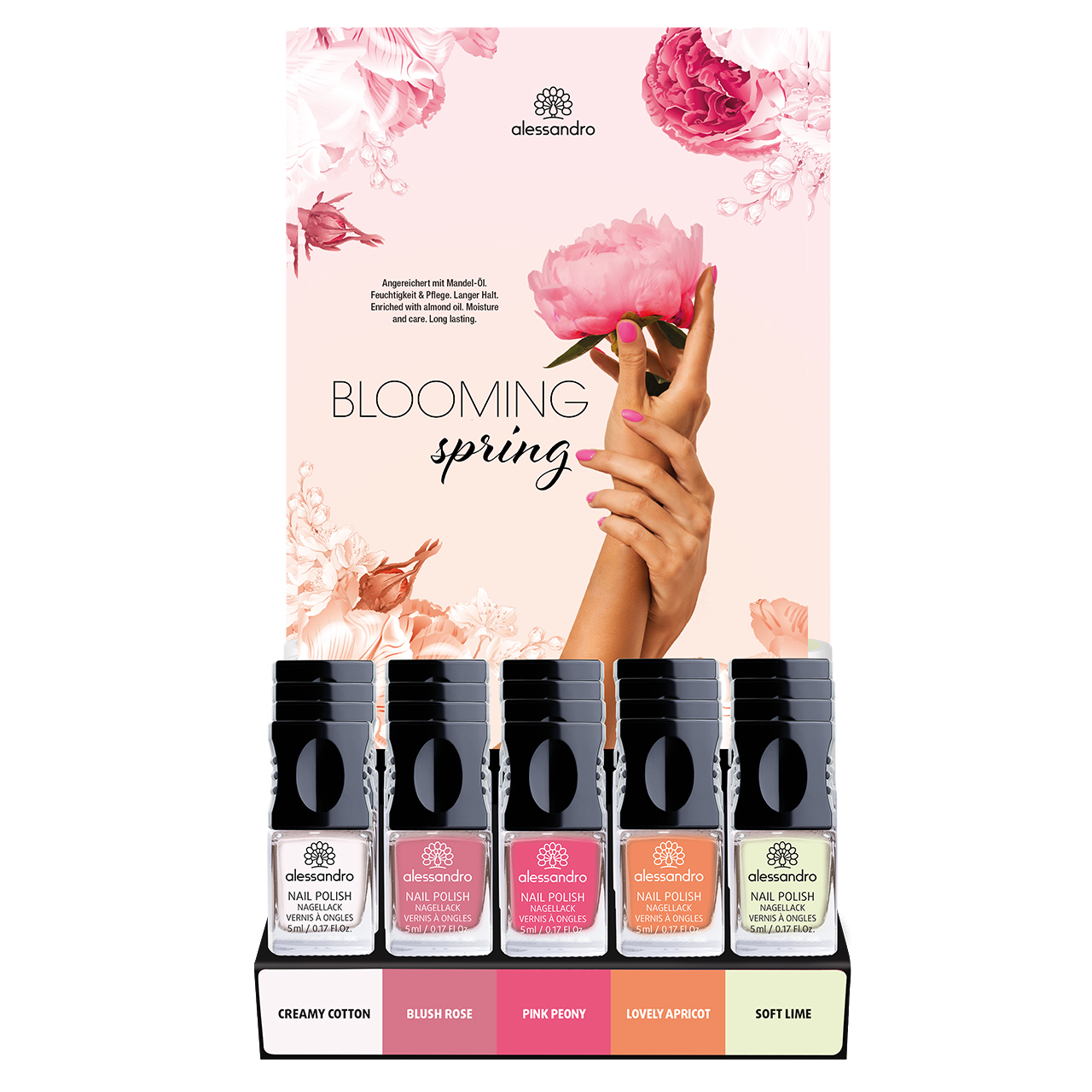 Nagellack Display Blooming Spring