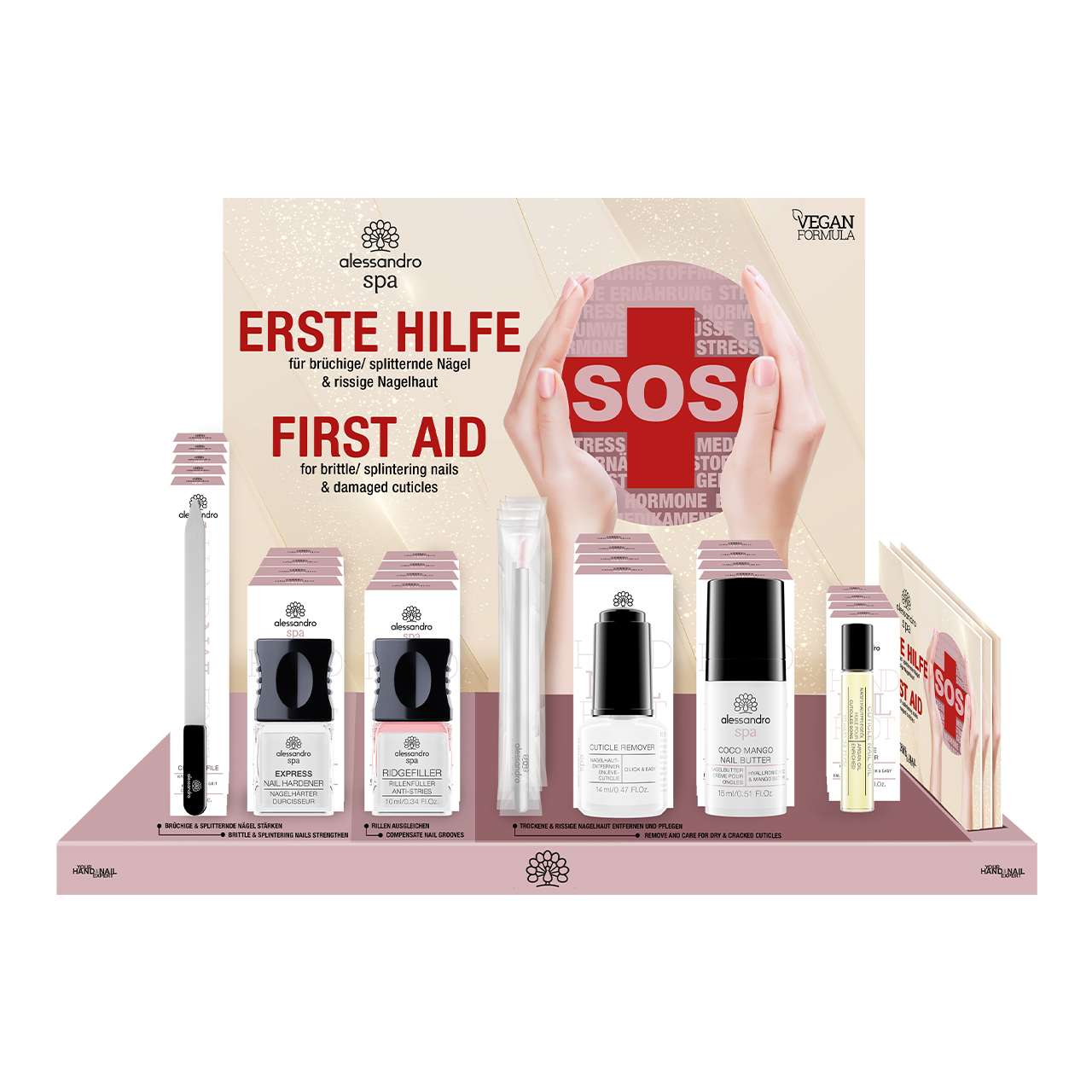 SOS Nail Care Display